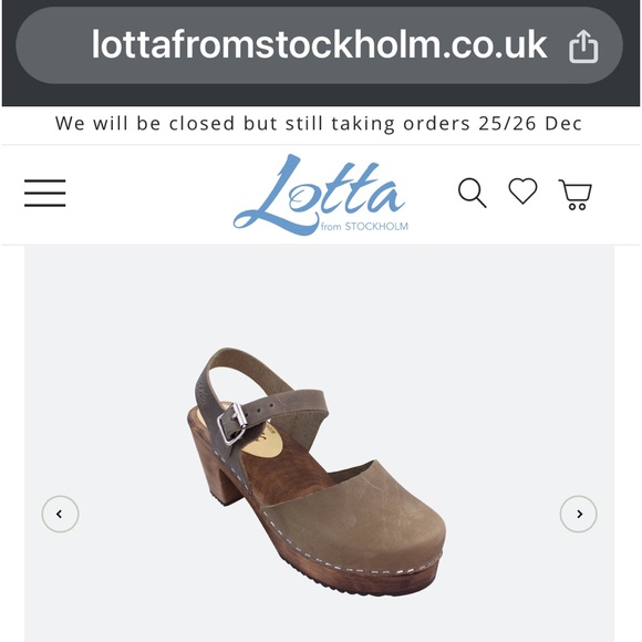 Lotta From Stockholm Highwood Taupe Clogs in Oiled Nubuck Leather - Picture 7 of 8